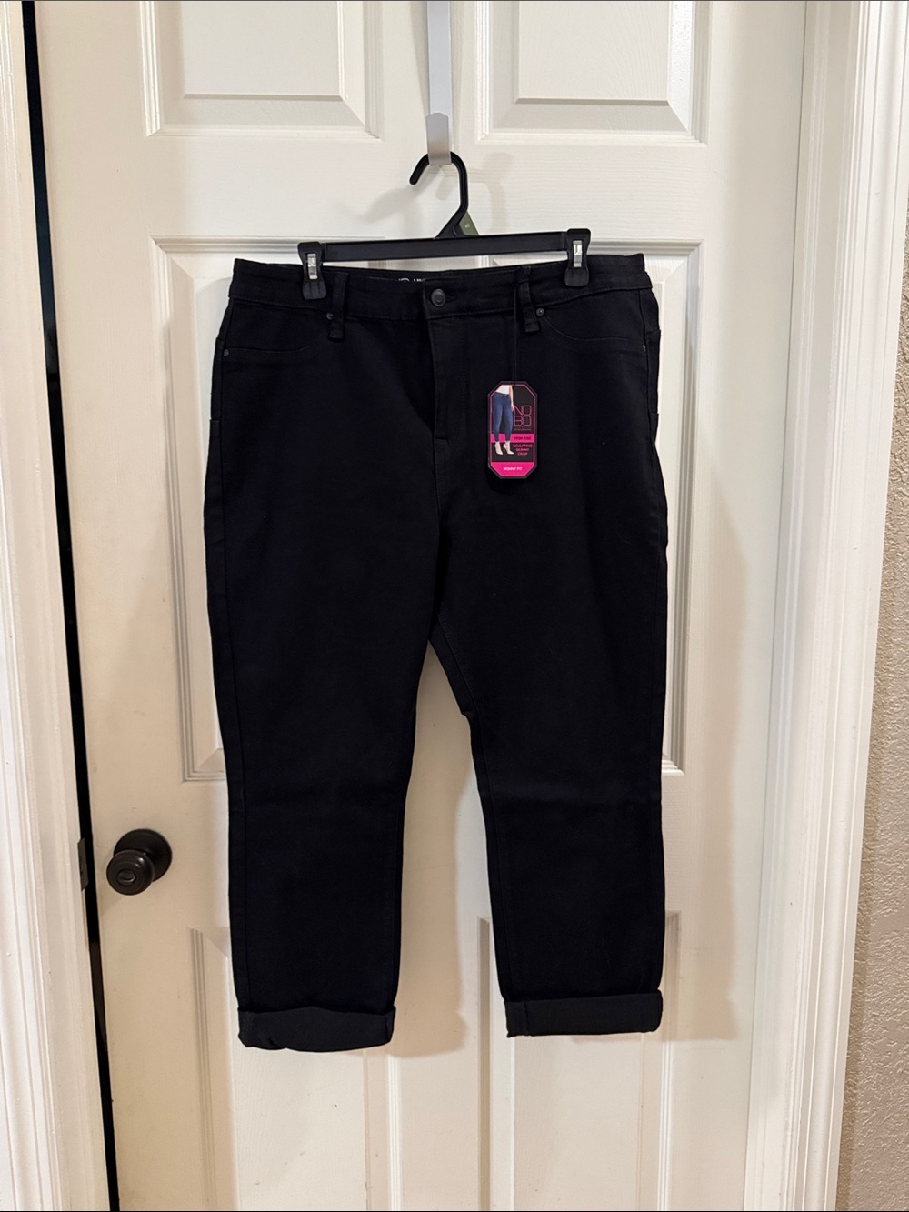 NOBO Black High Rise Sculpting Skinny Crop Jeans
